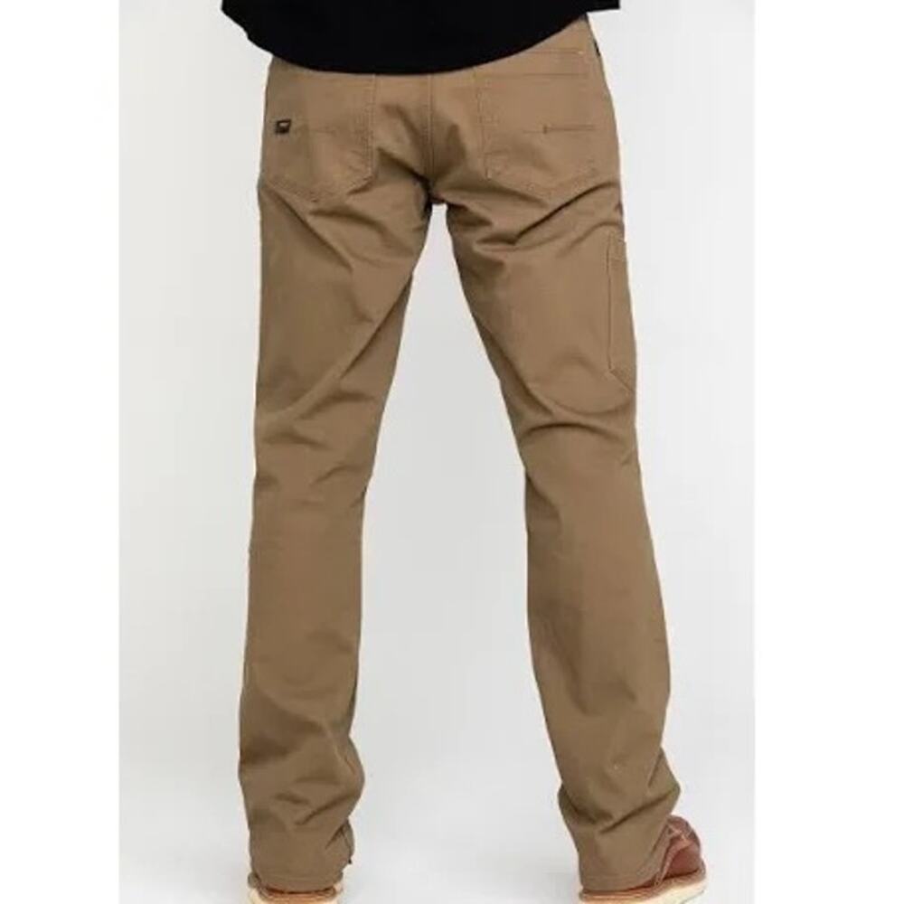 Ariat Men's Rebar M4 relaxed straight utility work pants in khaki 38x36